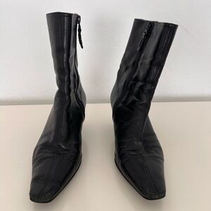 Bally Black Heeled Boots